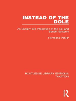 cover image of Instead of the Dole